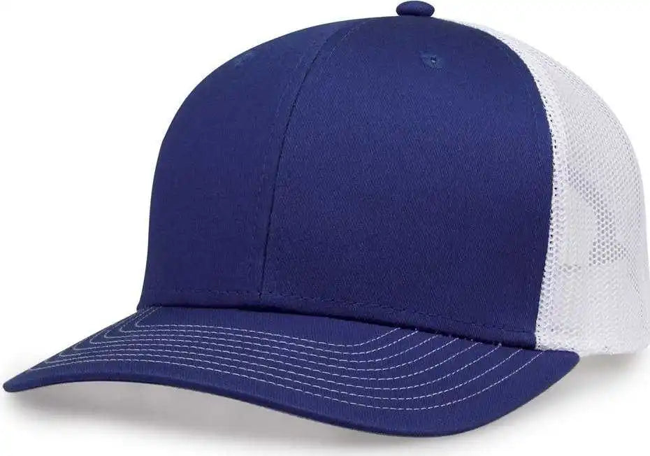 The Game Gb452e Everyday Trucker Cap Royal White / 6 7/8’’ 7 5/8’’