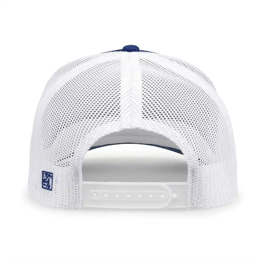 The Game Gb452e Everyday Trucker Cap - Royal - White / 6 7/8’’ - 7 5/8’’