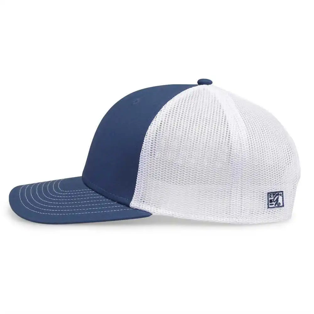 The Game Gb452e Everyday Trucker Cap Sea Blue White Navy / 6 7/8’’ 7 5/8’’