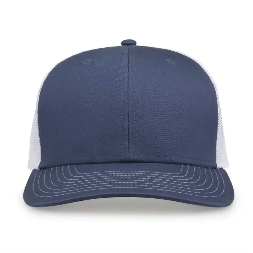 The Game Gb452e Everyday Trucker Cap Sea Blue White Navy / 6 7/8’’ 7 5/8’’