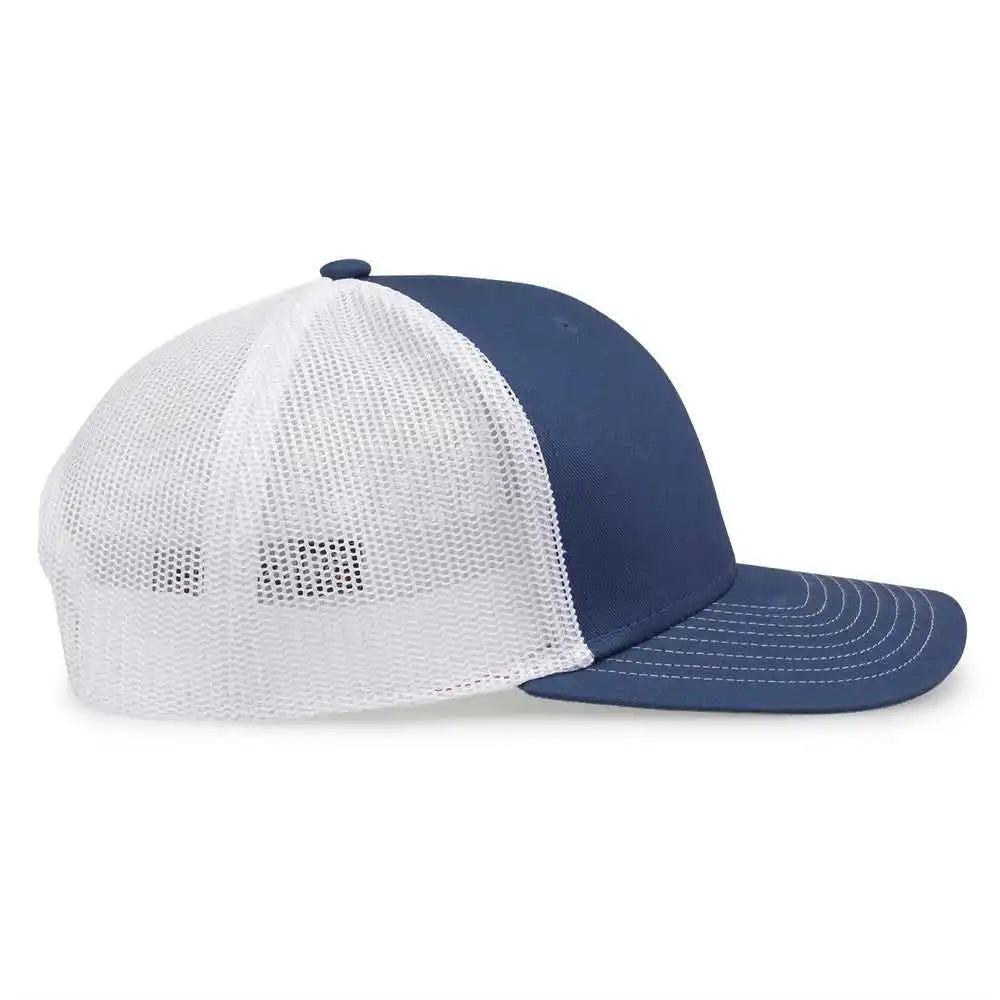 The Game Gb452e Everyday Trucker Cap Sea Blue White Navy / 6 7/8’’ 7 5/8’’