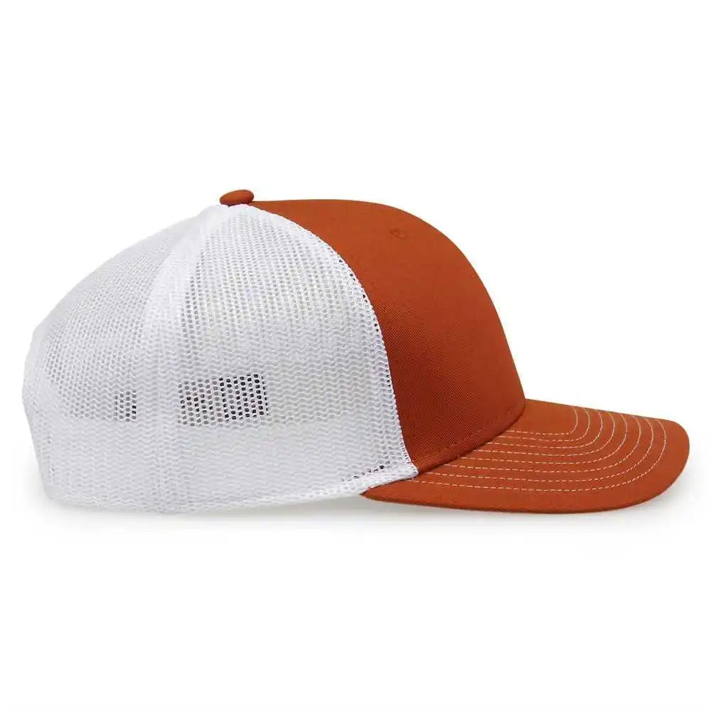 The Game Gb452e Everyday Trucker Cap Texas Orange White / 6 7/8’’ 7 5/8’’