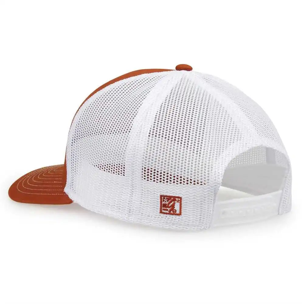 The Game Gb452e Everyday Trucker Cap Texas Orange White / 6 7/8’’ 7 5/8’’