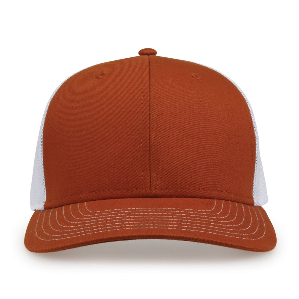 The Game Gb452e Everyday Trucker Cap - Texas Orange