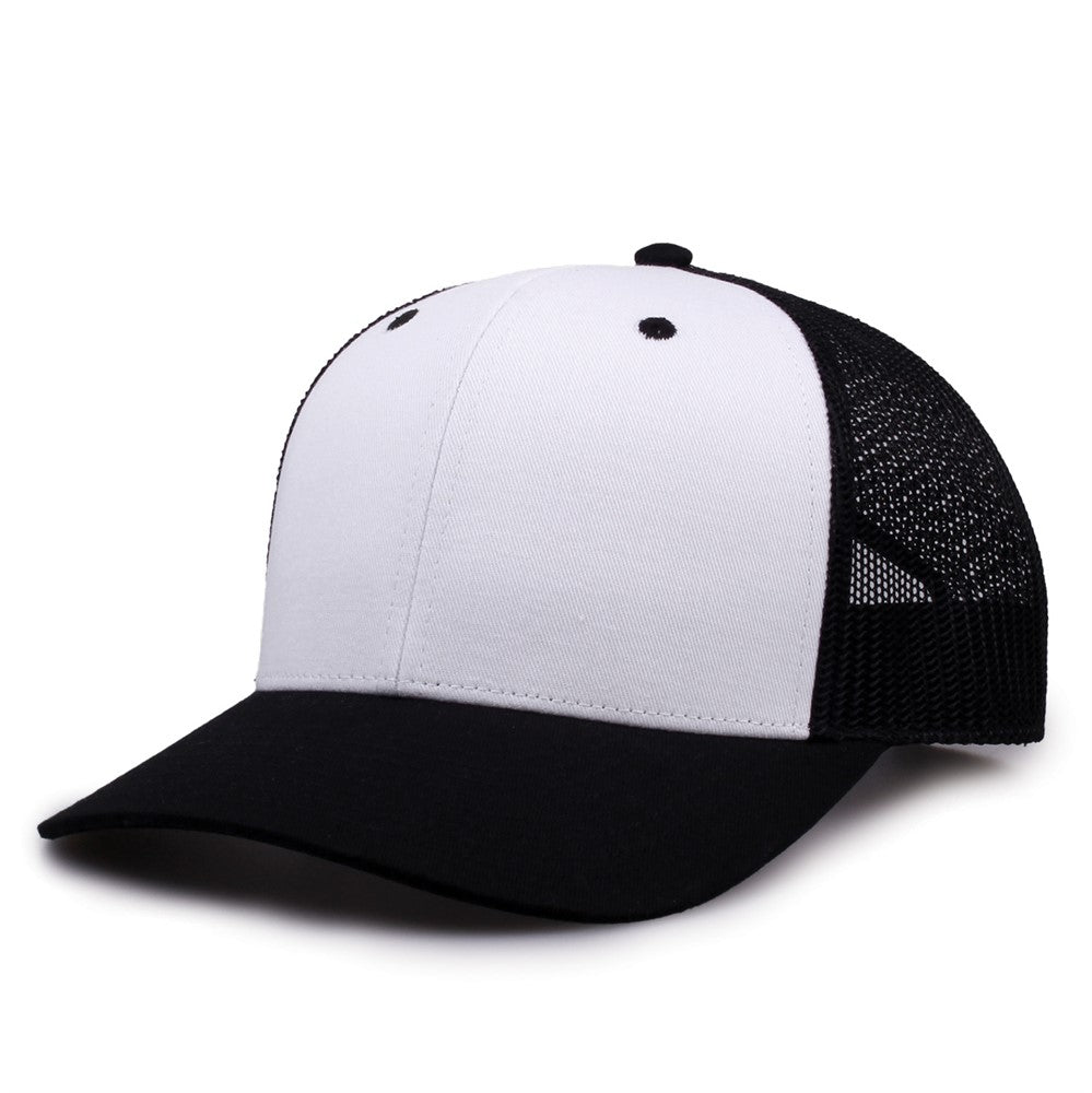 The Game Gb452e Everyday Trucker Cap - White Black