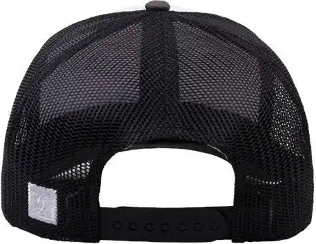 The Game Gb452e Everyday Trucker Cap - White/ Charcoal/ Black - 6 7/8’’ - 7 5/8’’