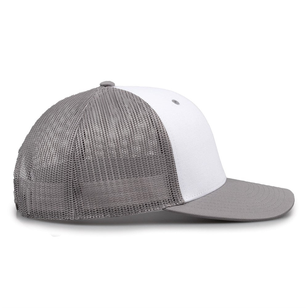 The Game Gb452e Everyday Trucker Cap - White Gray