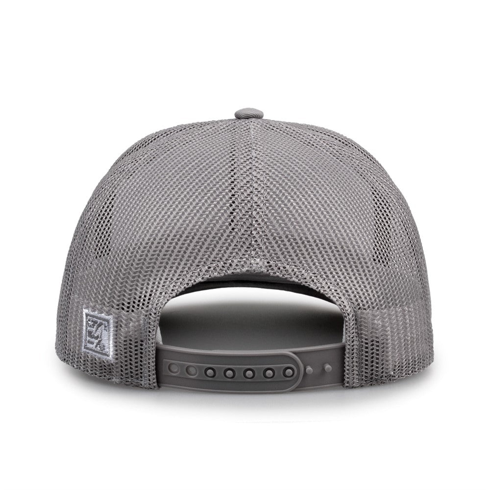 The Game Gb452e Everyday Trucker Cap - White Gray