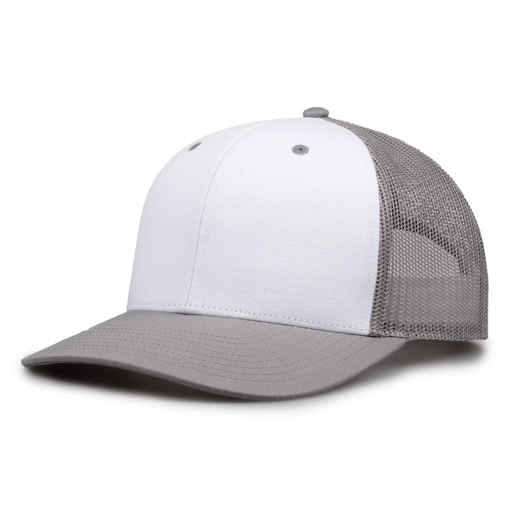 The Game Gb452e Everyday Trucker Cap - White Gray