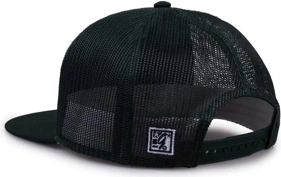 The Game Gb452f Five Panel Everyday Trucker Cap Dark Green Forest / Osfm