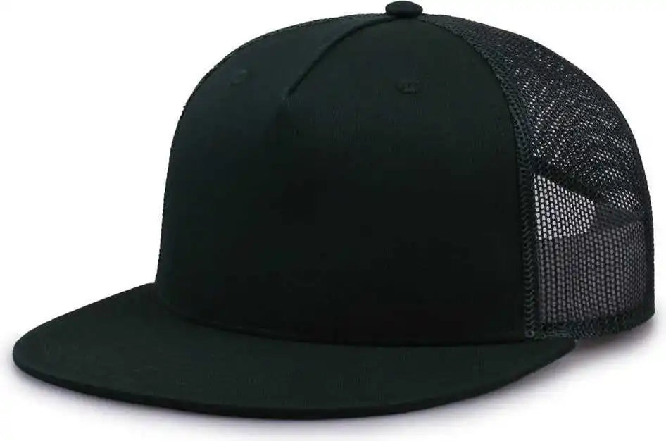 The Game Gb452f Five Panel Everyday Trucker Cap Dark Green Forest / Osfm