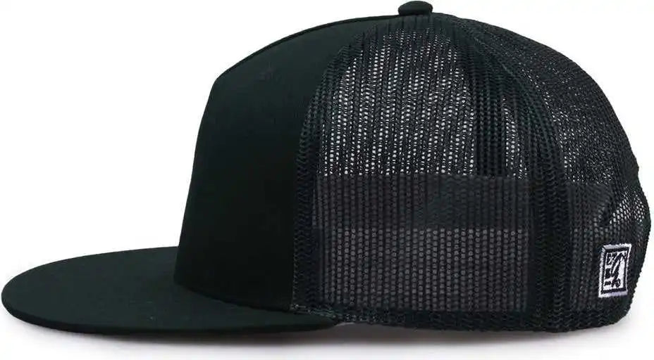 The Game Gb452f Five Panel Everyday Trucker Cap - Dark Green