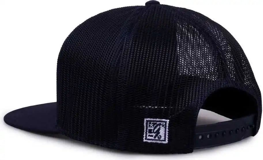 The Game Gb452f Five Panel Everyday Trucker Cap - Navy