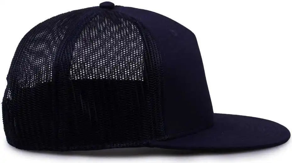 The Game Gb452f Five Panel Everyday Trucker Cap - Navy