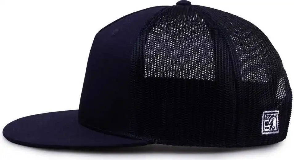 The Game Gb452f Five Panel Everyday Trucker Cap - Navy