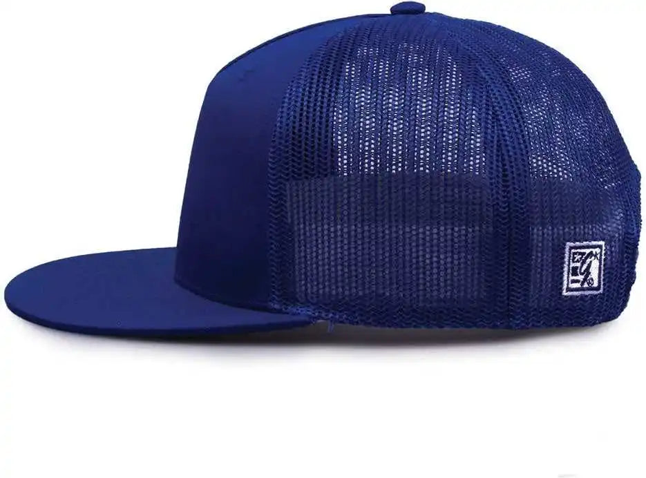 The Game Gb452f Five Panel Everyday Trucker Cap - Royal