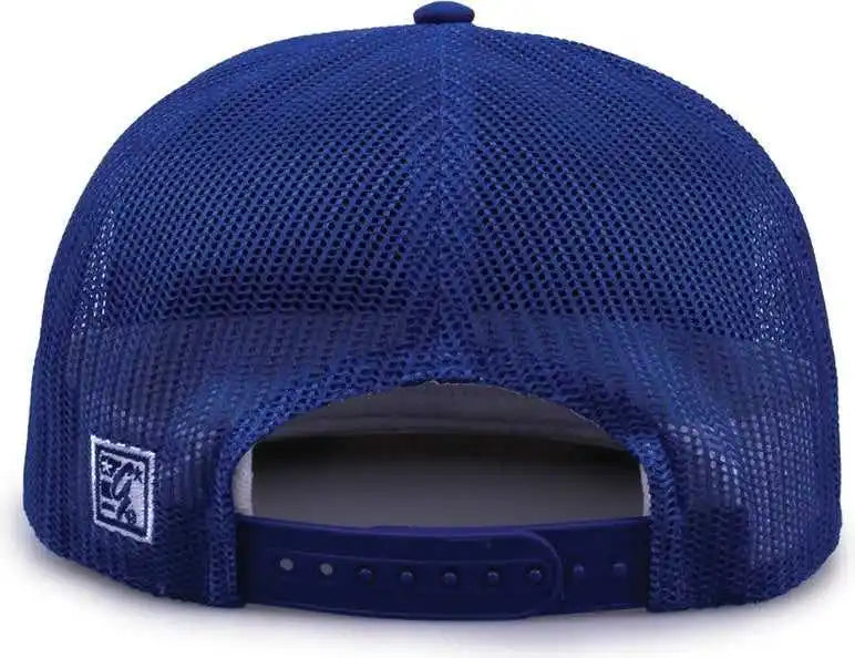 The Game Gb452f Five Panel Everyday Trucker Cap - Royal