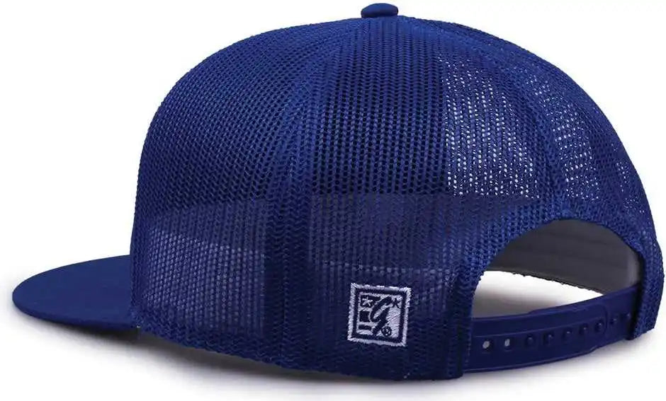 The Game Gb452f Five Panel Everyday Trucker Cap - Royal - Osfm