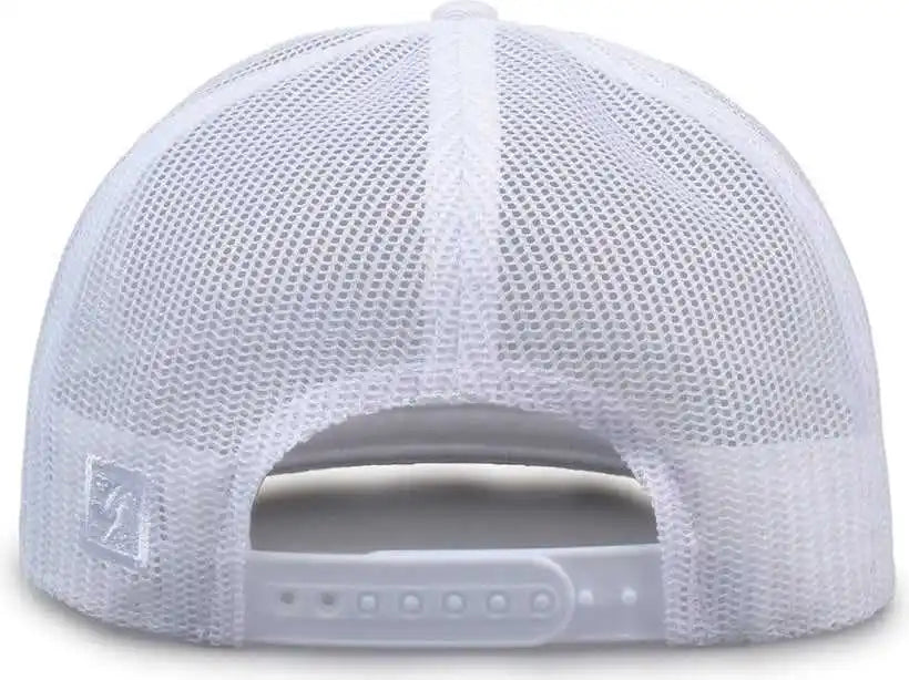 The Game Gb452f Five Panel Everyday Trucker Cap - White