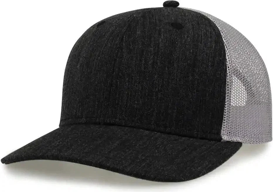 The Game Gb452h Heather Everyday Trucker Cap - Dark Gray