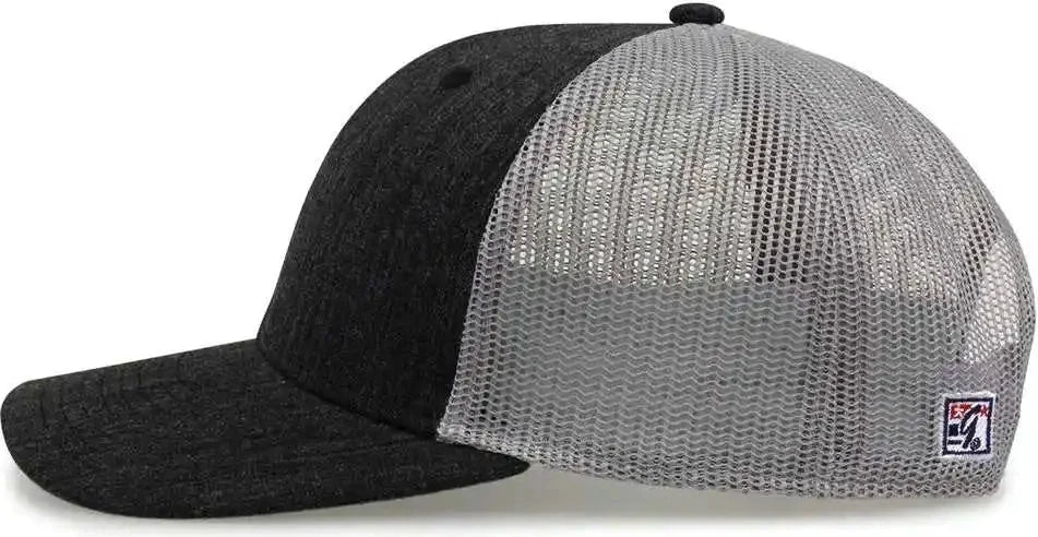 The Game Gb452h Heather Everyday Trucker Cap - Dark Gray