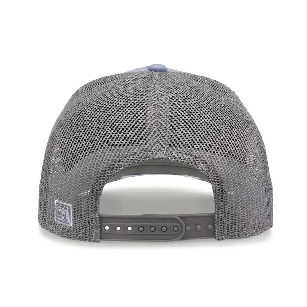 The Game Gb452h Heather Everyday Trucker Cap - Light Blue