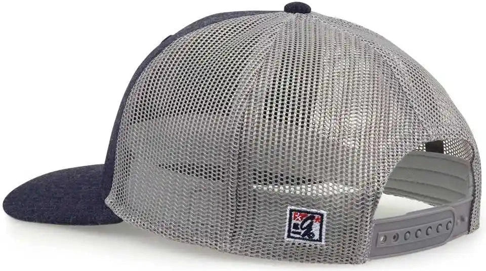 The Game Gb452h Heather Everyday Trucker Cap - Navy