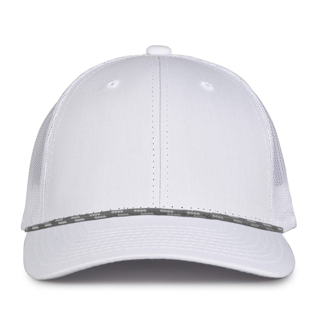 The Game Gb452r Rope Everyday Trucker Cap - White