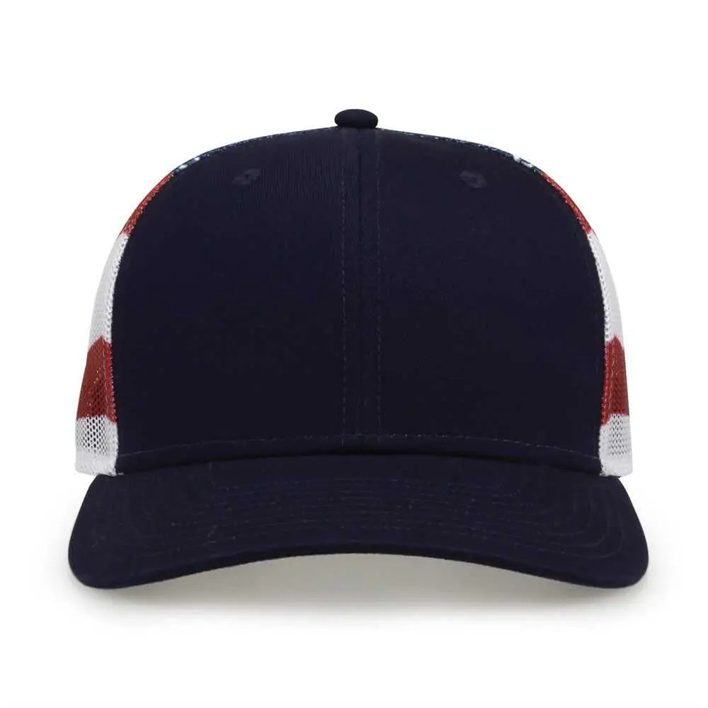 The Game Gb452us Usa Everyday Trucker Cap - Navy