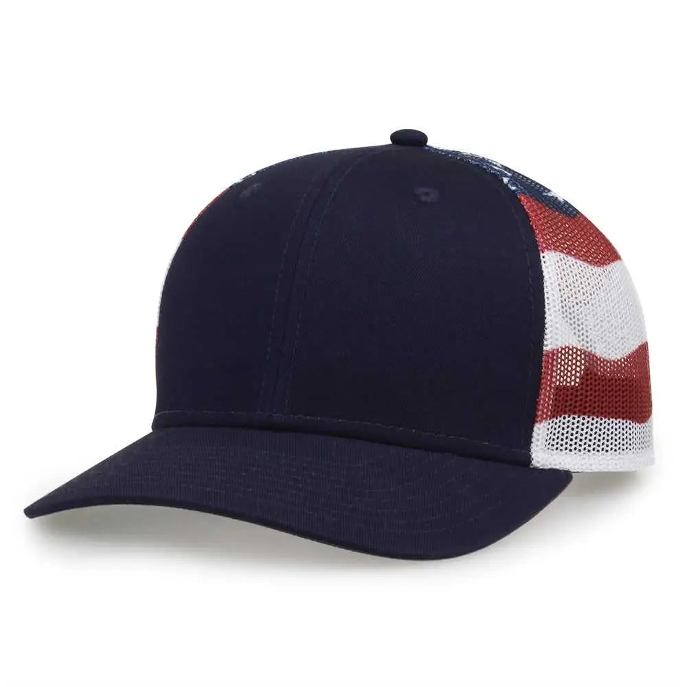 The Game Gb452us Usa Everyday Trucker Cap - Navy