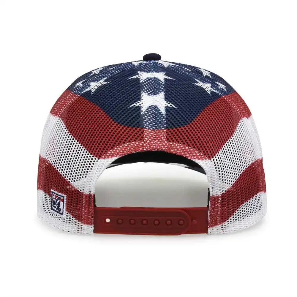 The Game Gb452us Usa Everyday Trucker Cap Navy / one Size Fits Most