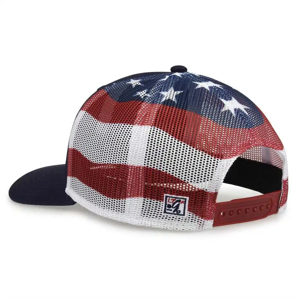 The Game Gb452us Usa Everyday Trucker Cap Navy / one Size Fits Most
