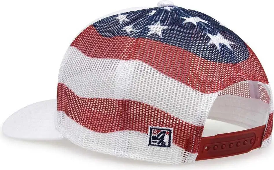 The Game Gb452us Usa Everyday Trucker Cap - White
