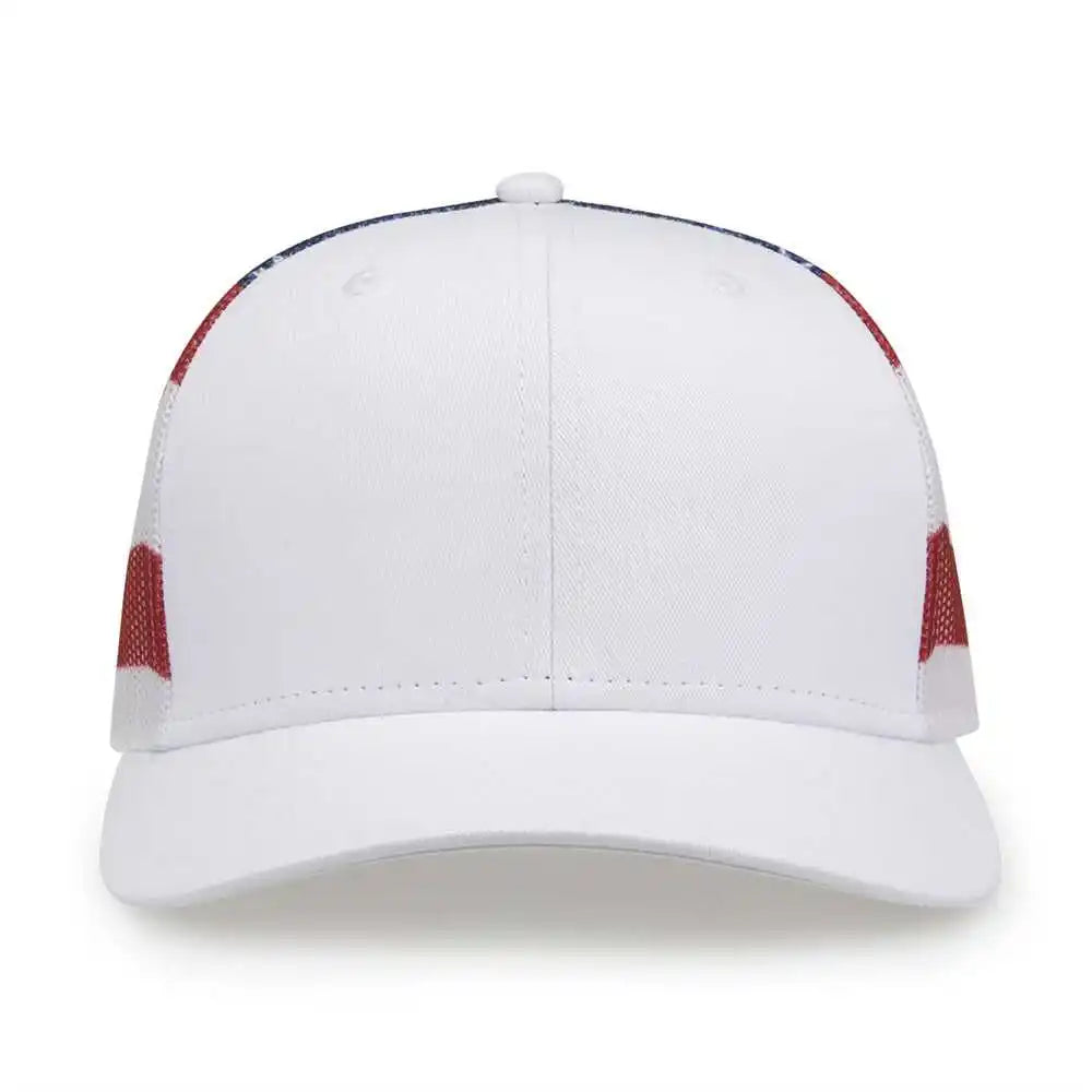The Game Gb452us Usa Everyday Trucker Cap White / one Size Fits Most