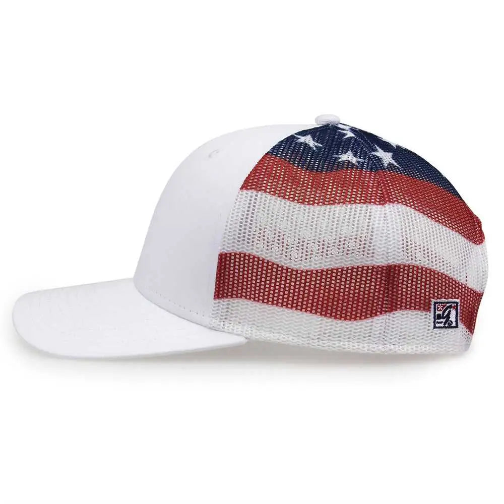 The Game Gb452us Usa Everyday Trucker Cap - White - one Size Fits Most