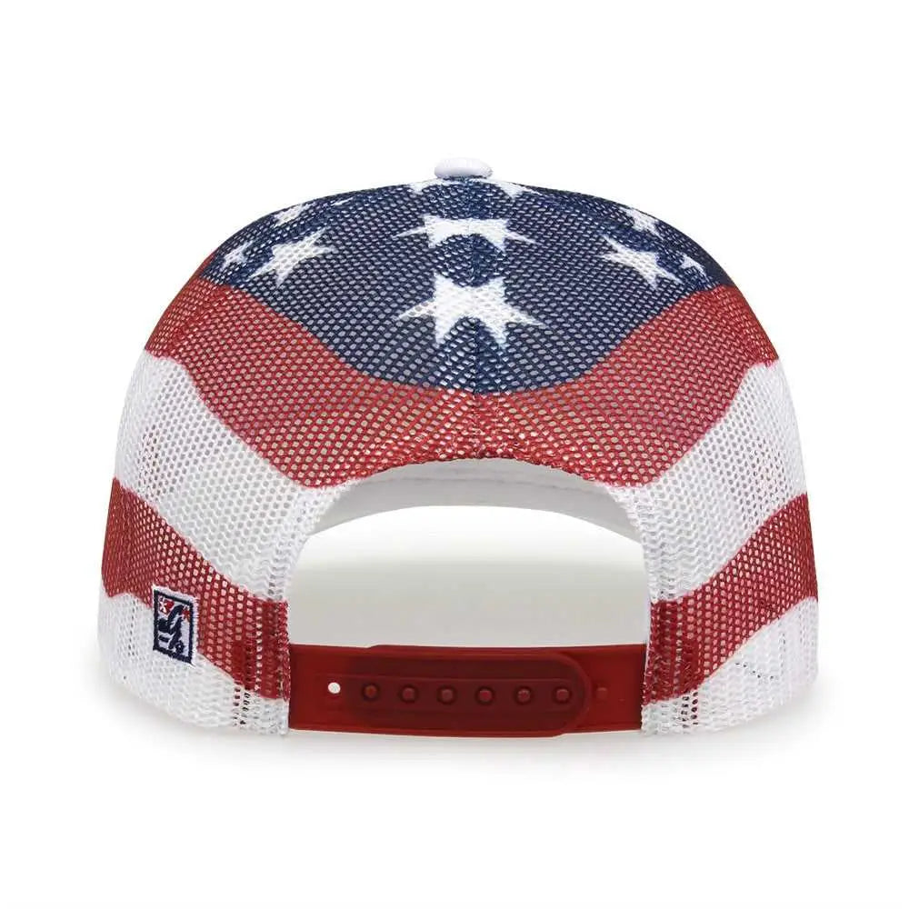 The Game Gb452us Usa Everyday Trucker Cap - White - one Size Fits Most