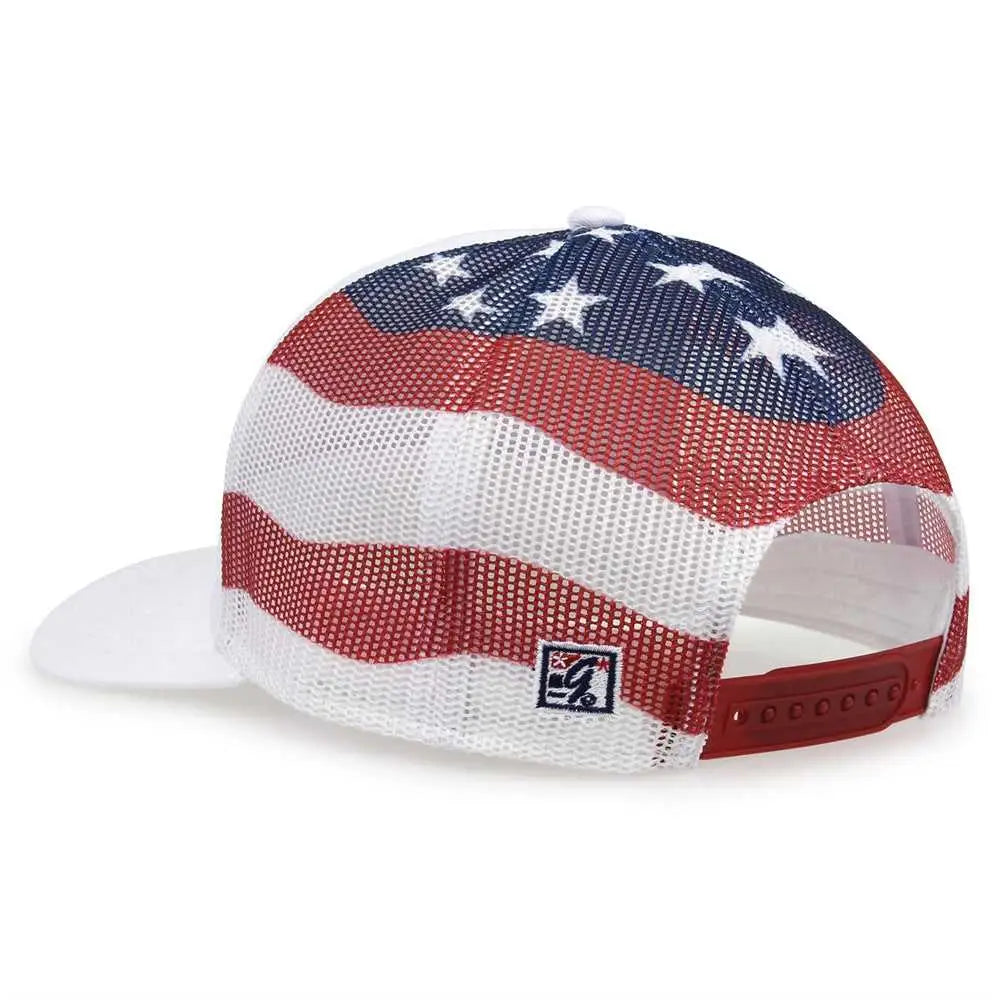 The Game Gb452us Usa Everyday Trucker Cap - White - one Size Fits Most