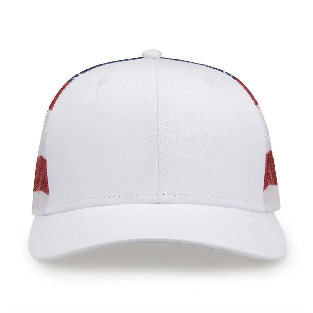 The Game Gb452us Usa Everyday Trucker Cap - White - one Size Fits Most