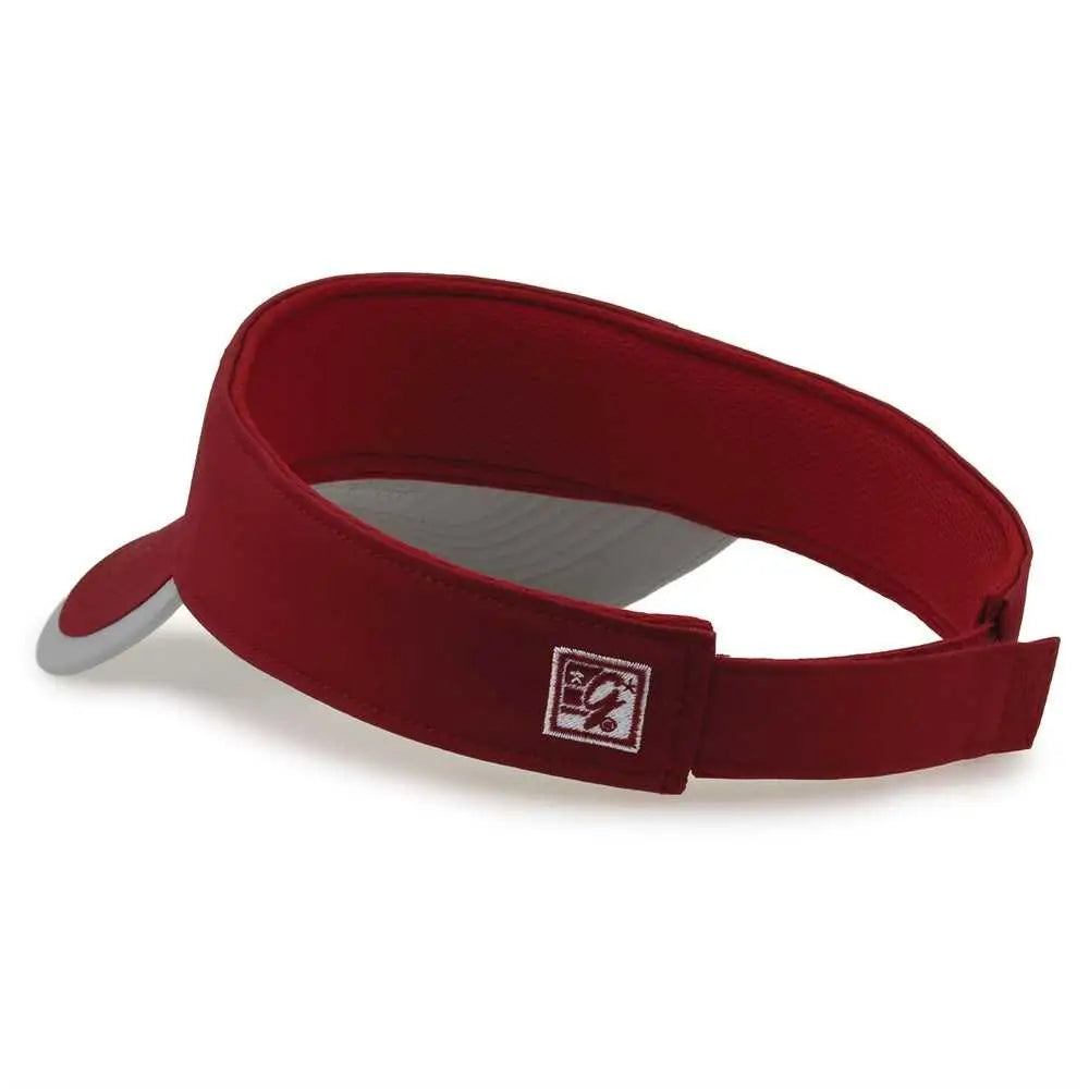 The Game Gb463 Gamechanger Visor with Bill Tipping - Cardinal Gray