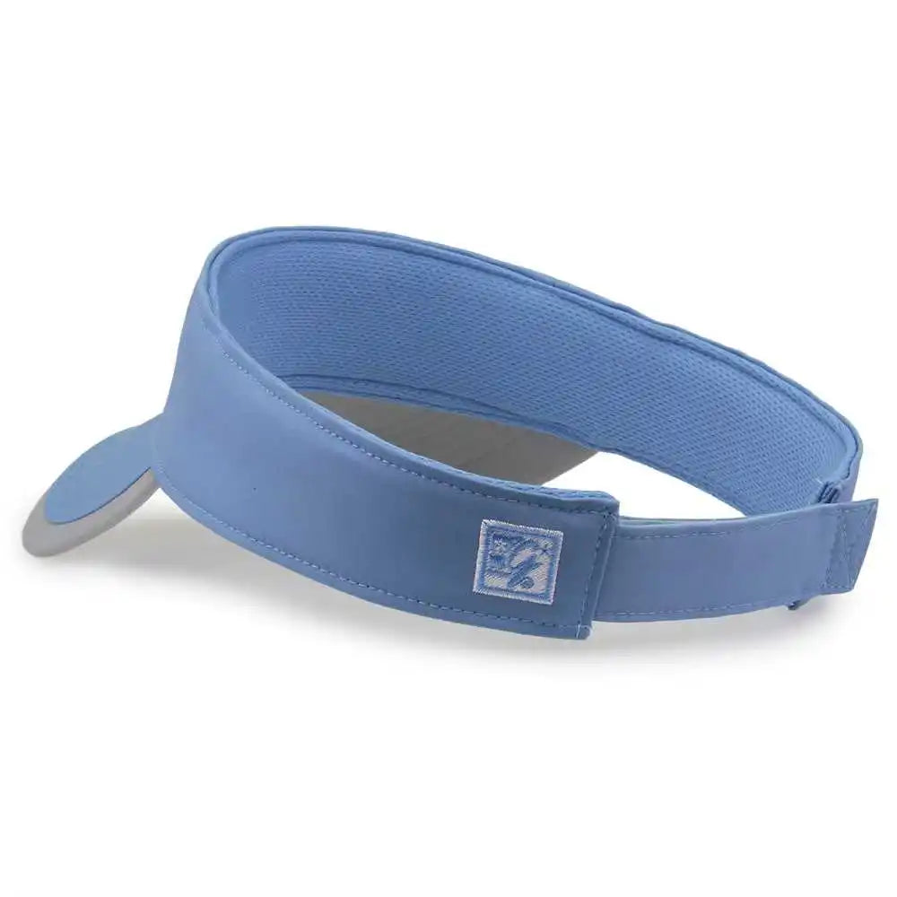 The Game Gb463 Gamechanger Visor with Bill Tipping Columbia Blue Gray / one Size Fits Most