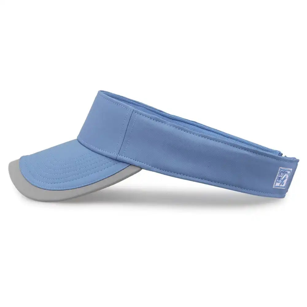 The Game Gb463 Gamechanger Visor with Bill Tipping Columbia Blue Gray / one Size Fits Most