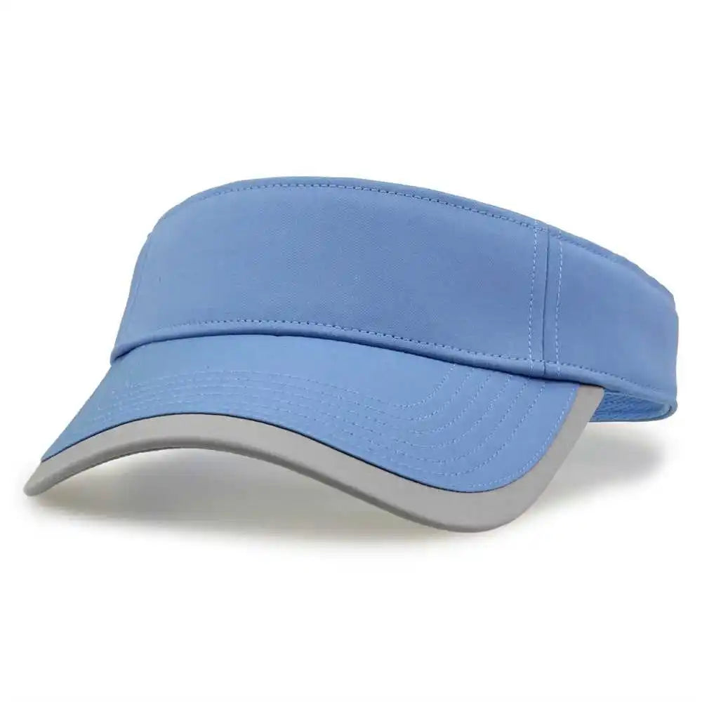 The Game Gb463 Gamechanger Visor with Bill Tipping Columbia Blue Gray / one Size Fits Most
