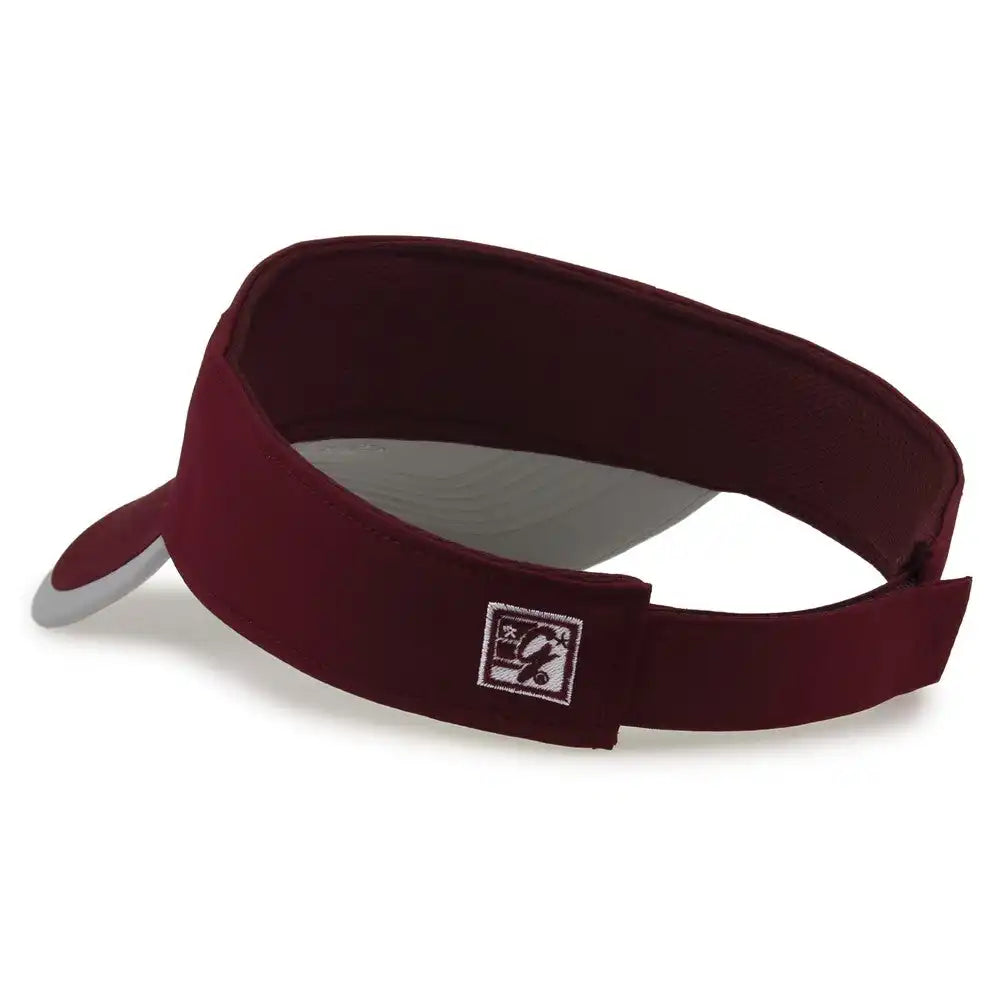 The Game Gb463 Gamechanger Visor with Bill Tipping Dark Green Gray Forest / one Size Fits Most