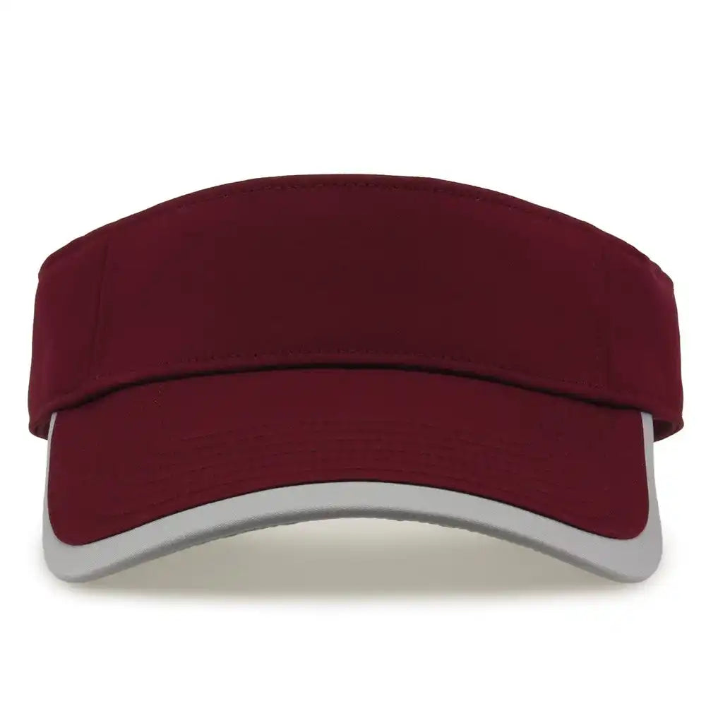The Game Gb463 Gamechanger Visor with Bill Tipping Dark Green Gray Forest / one Size Fits Most