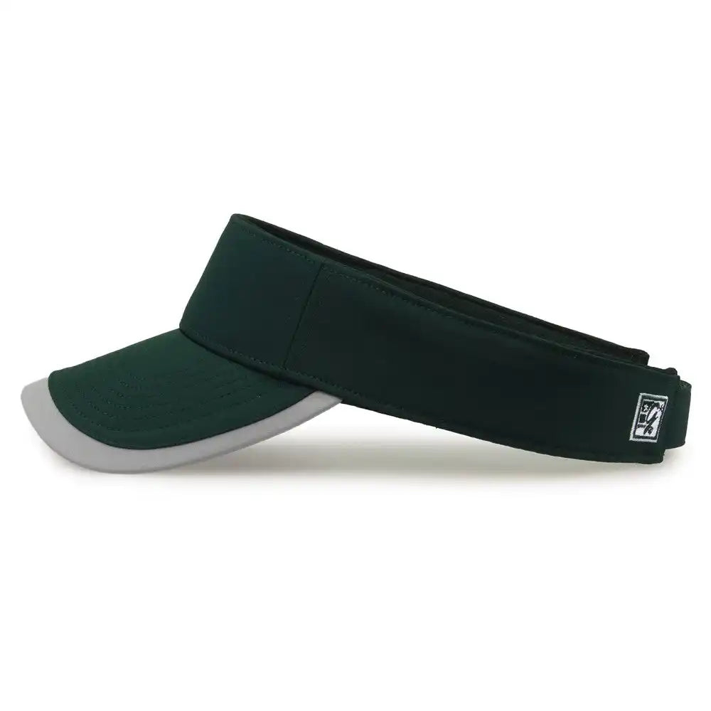 The Game Gb463 Gamechanger Visor with Bill Tipping Dark Maroon Gray / one Size Fits Most