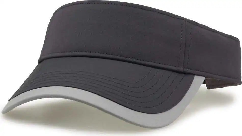 The Game Gb463 Gamechanger Visor with Bill Tipping Graphite Gray Dark / one Size Fits Most