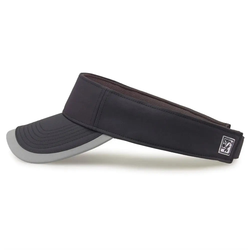 The Game Gb463 Gamechanger Visor with Bill Tipping - Graphite Gray - Dark / one Size Fits Most