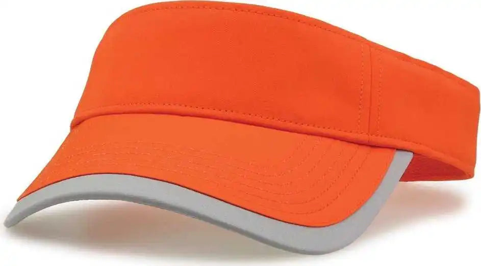 The Game Gb463 Gamechanger Visor with Bill Tipping - Orange Gray - one Size Fits Most