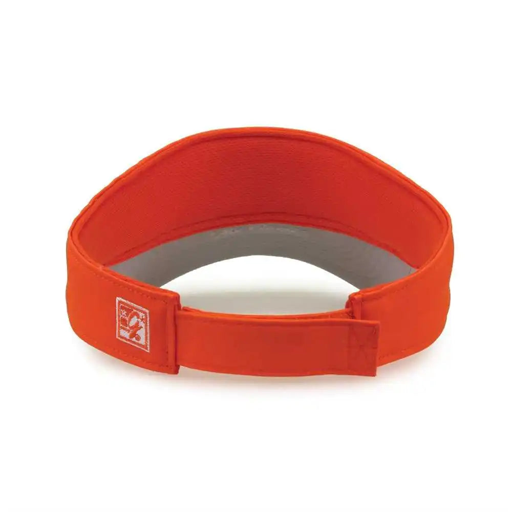 The Game Gb463 Gamechanger Visor with Bill Tipping Orange Gray / one Size Fits Most