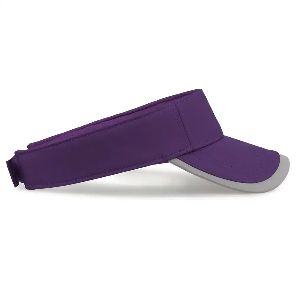 The Game Gb463 Gamechanger Visor with Bill Tipping Purple Gray / one Size Fits Most